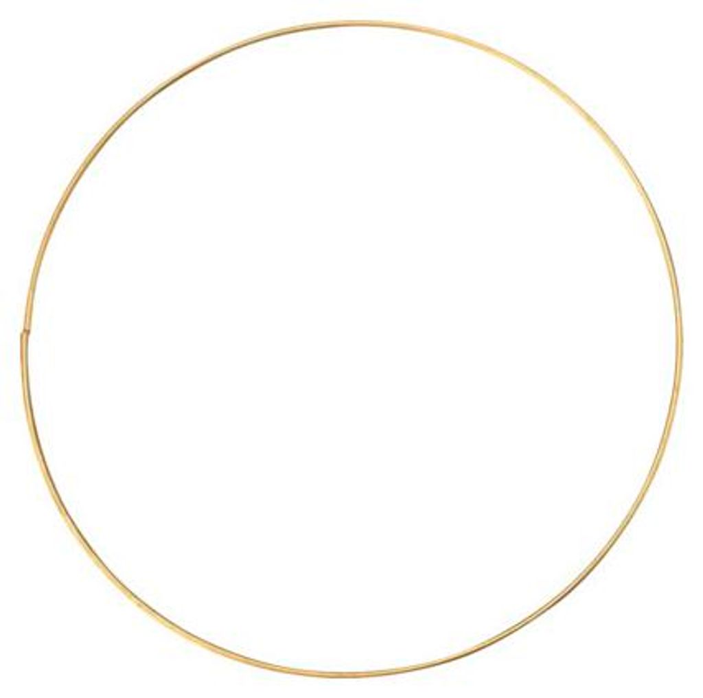 Glorex Metallring gold, 20 cm Durchmesser, 0,3 cm Stärke, Produktbild 