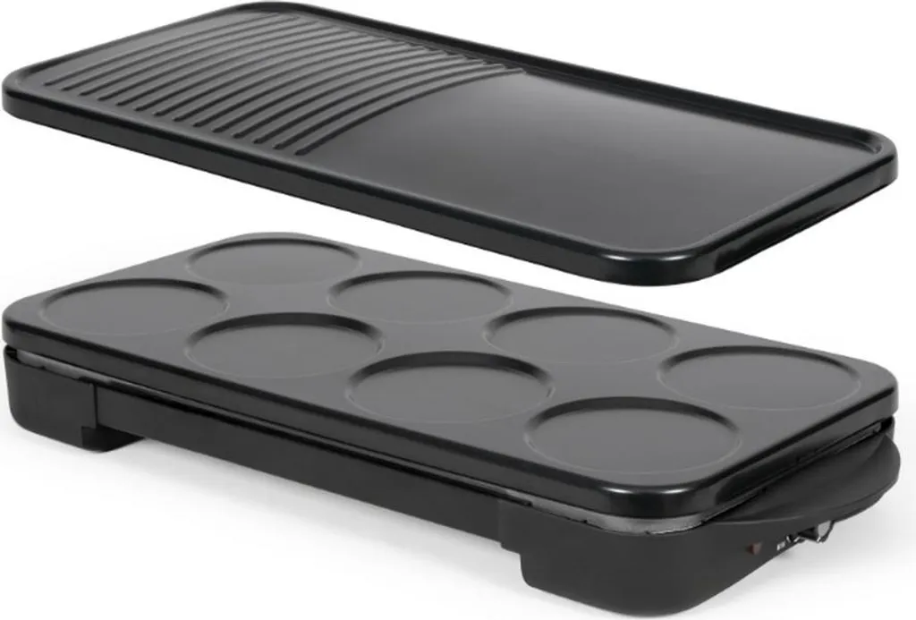 Crêpière grill Livoo 1500W : finies les crêpes collées au fond