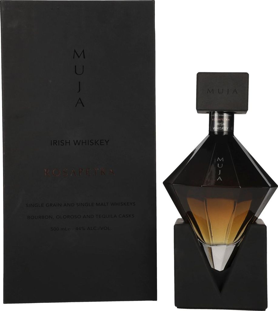 Muja Rosapetra Blended Irish Whiskey 44% Vol. 0,5l in Geschenkbox