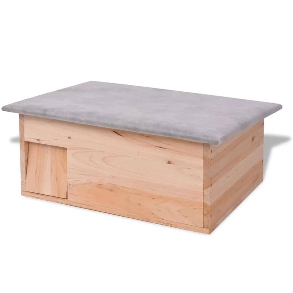 Maison Hérisson Bois Massif 45 cm - Habitat Durable et Résistant - 8