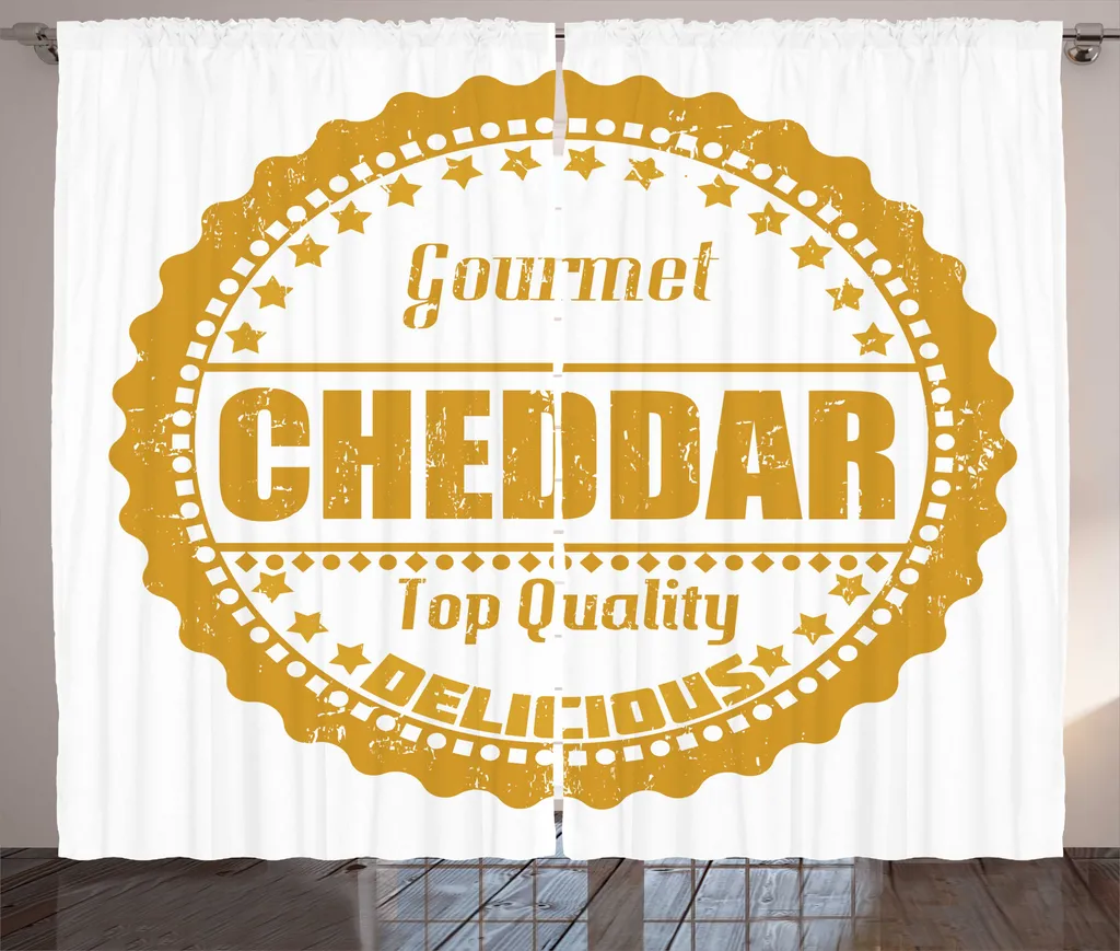 Rideaux Décoratifs pour Salon Rustique 280x225 cm Jaune et Blanc DIY