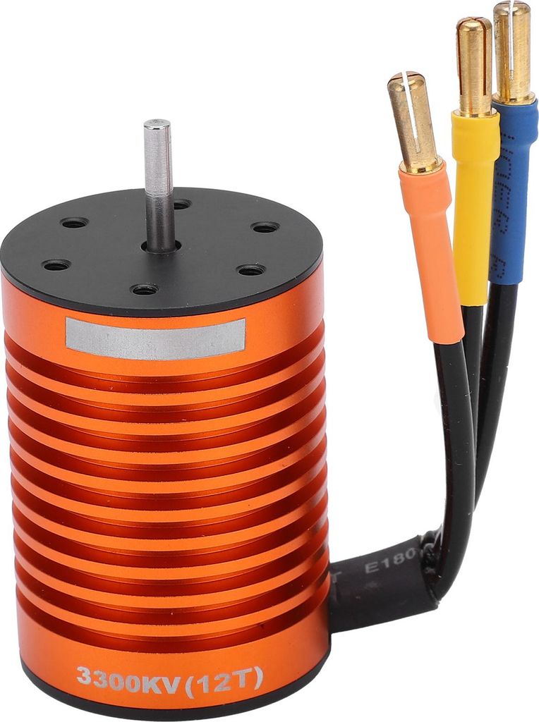 F540 bürstenloser Motor Aluminiumlegierschale wasserdicht für 1/10 RC -Auto 3300KV 820W