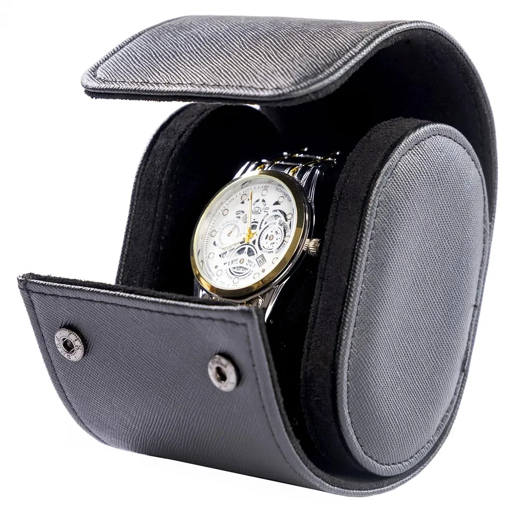 Organiseur de montre individuel portable pour voyage et vitrine