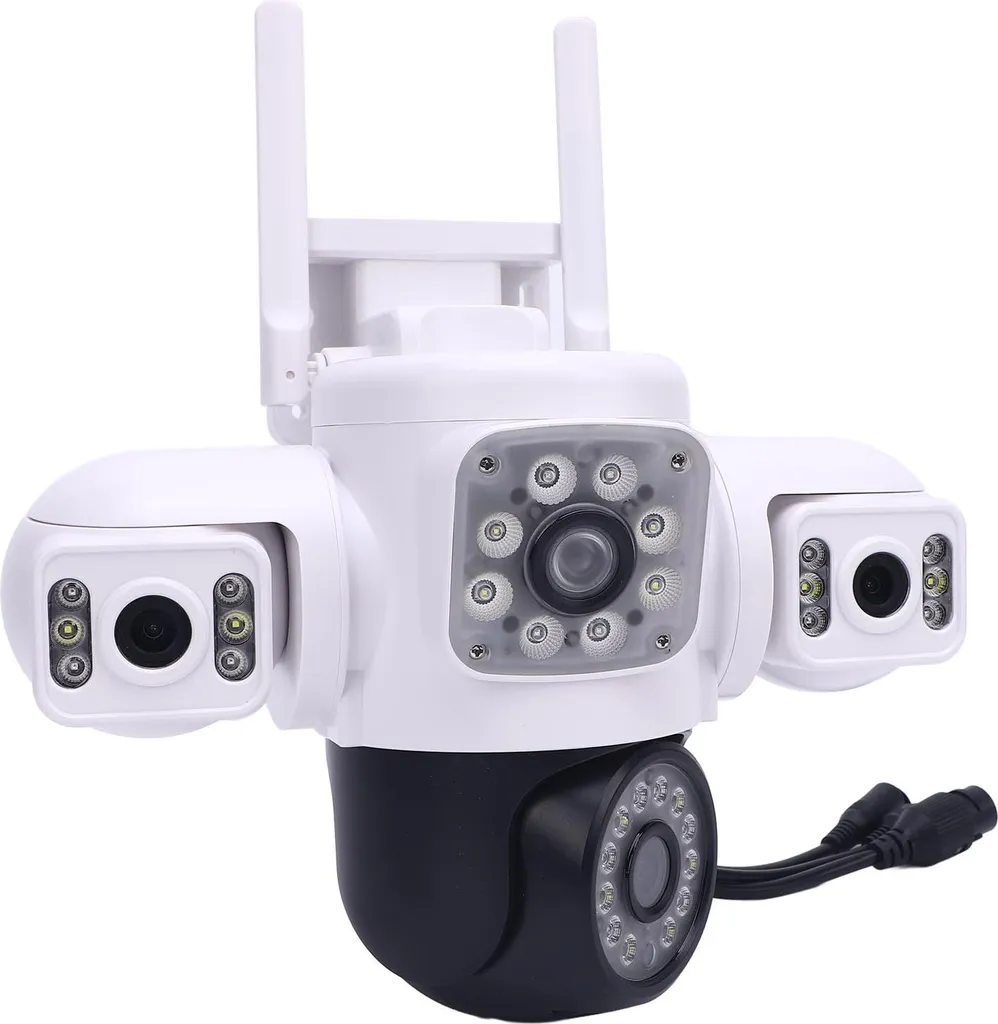 Caméra de surveillance extérieure WiFi rotative avec vision nocturne - 4