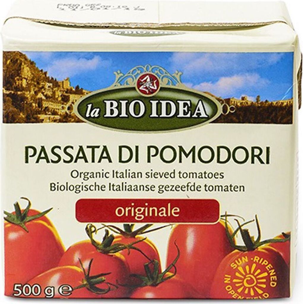 TOMATENGELD PASSATA 500 ml (BOX) - LA IDEA