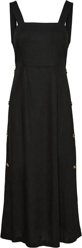 Vero Moda Kalla 7/8 ärmelloses Langes Kleid Schwarz L Damen Schwarz L