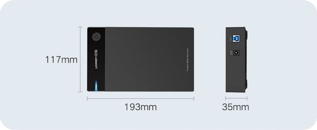 UGREEN Externý kryt pevného disku pre 3,5-Zoll-SATA Obrázok produktu 28