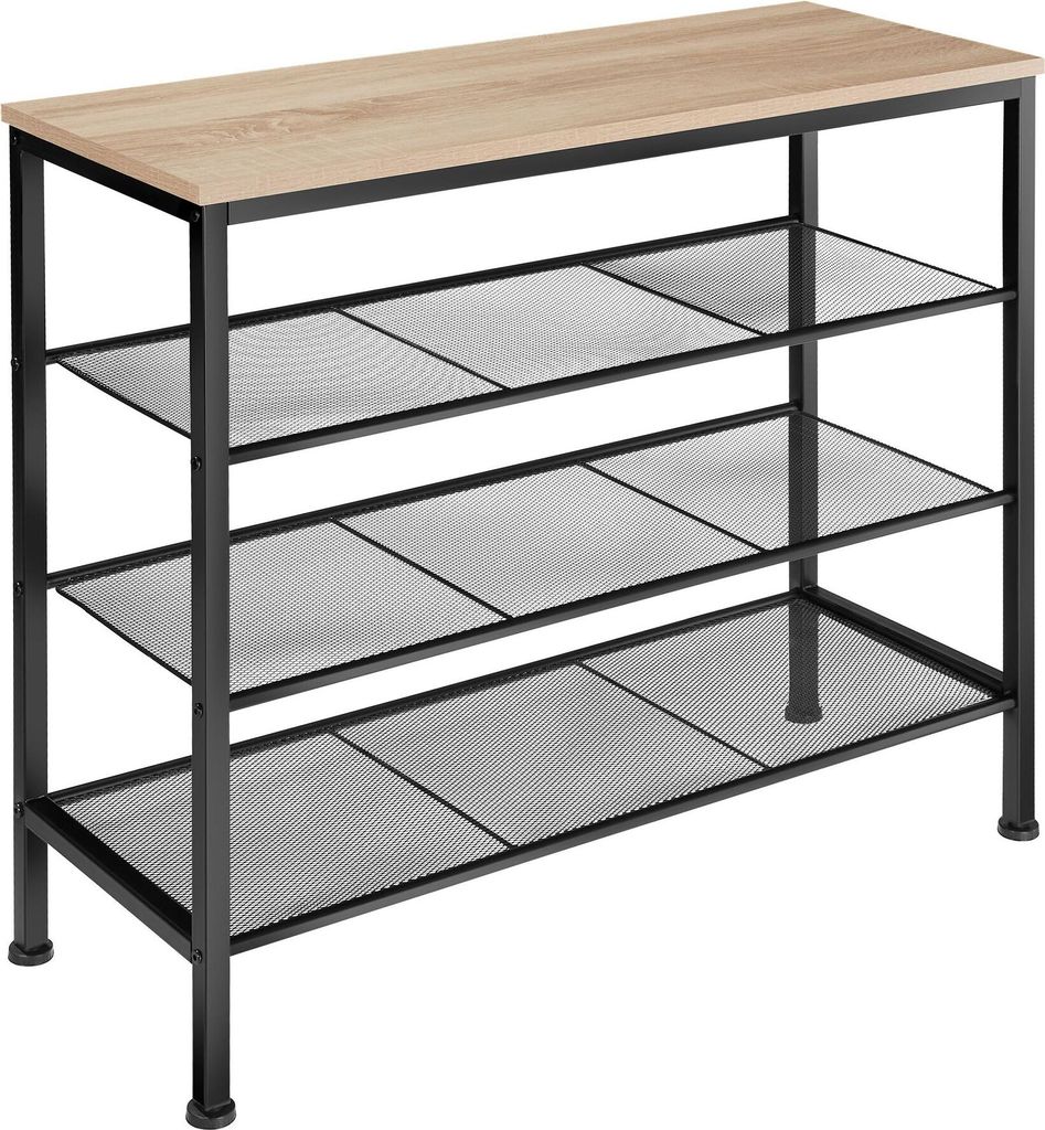 tectake® Schuhregal Newport 80,5 x 30,5 x 72,5 cm Produktbild 