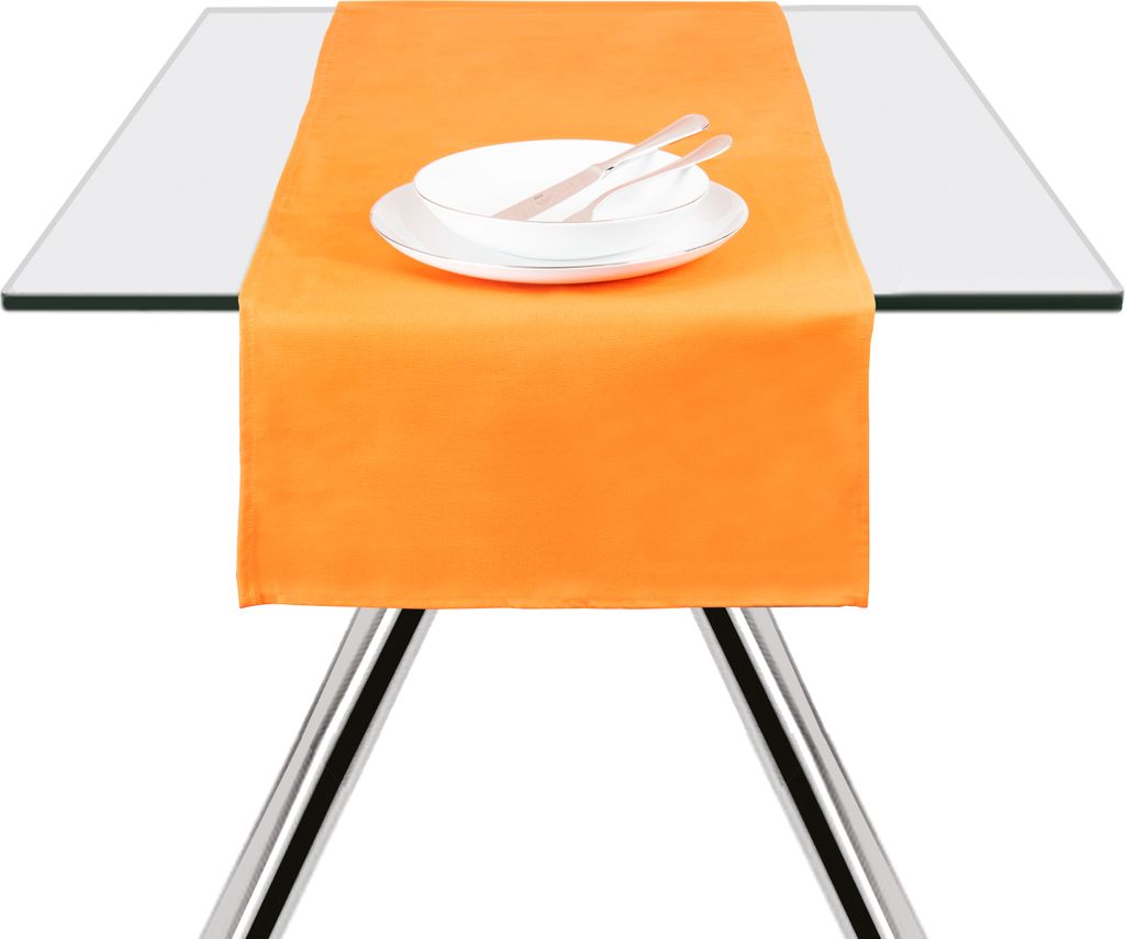 Excelsa Tischläufer Panama Color Baumwolle 140x45 cm Orange