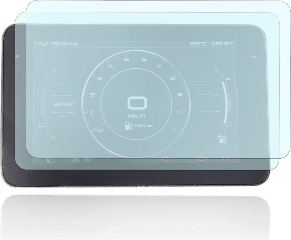 Tachoschutzfolie Displayschutzfolie passend für CFMOTO 800MT EXPLORE EXPLORER 2x Ultra Clear