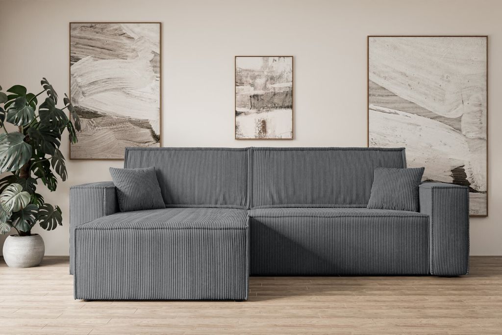 ALTDECOR Ecksofa mit Schlaffunktion und Bettkasten Corner Produktbild 
