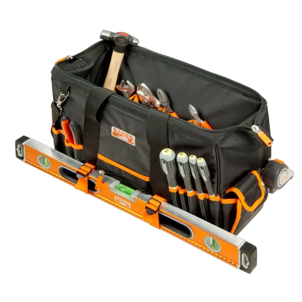Sacoche à outils textile BAHCO 47 cm - Base étanche et structure renforcée