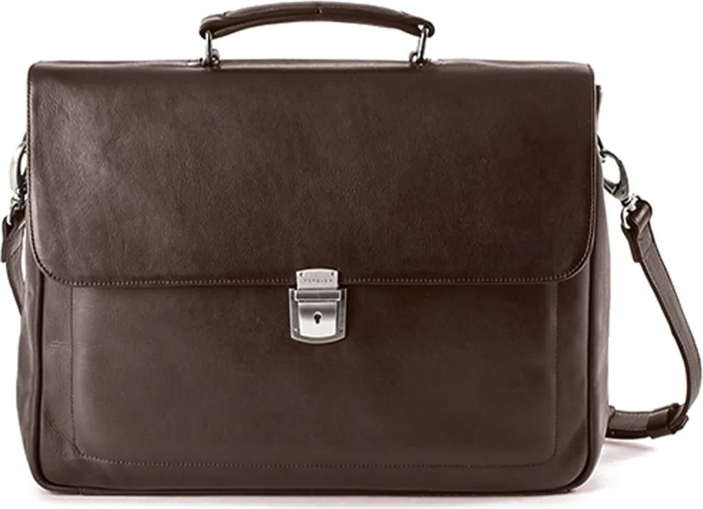Sac ordinateur portable en cuir et porte-documents chic pour le bureau