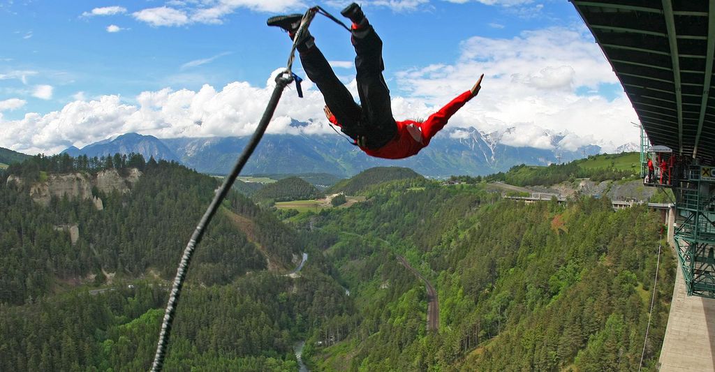 mydays 192 Meter Bungy-Sprung von der Europabrücke; Erlebnis verschenken oder selbst erleben; Gutschein für 1 Person(en)