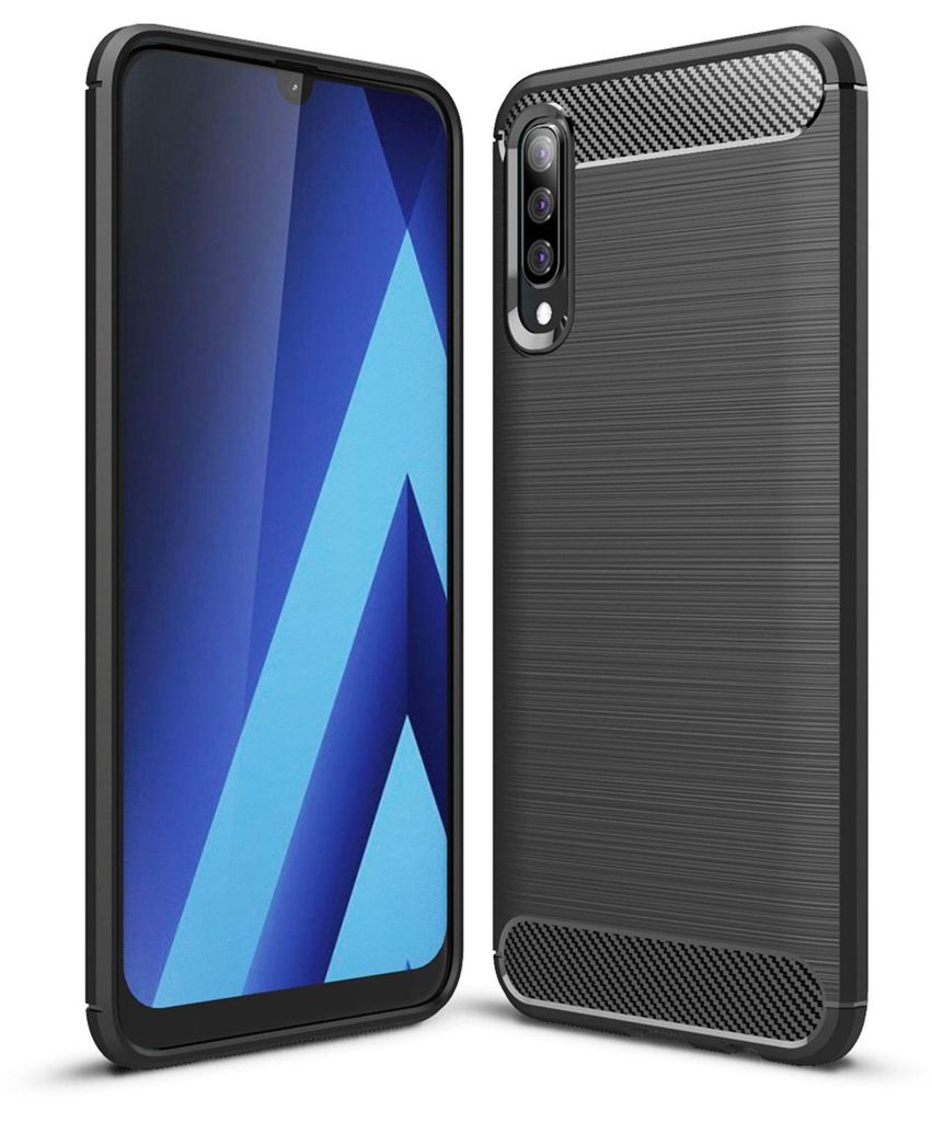 NALIA Design Case für Samsung Galaxy A70 Hülle, Karbon Produktbild 