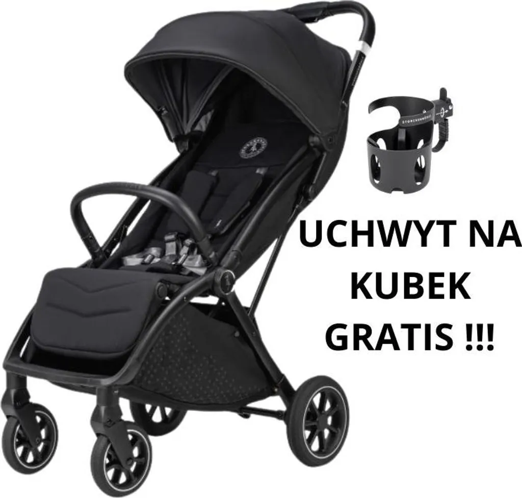 Poussette Niko Storchenmühle onyx : Confort premium et pliage compact