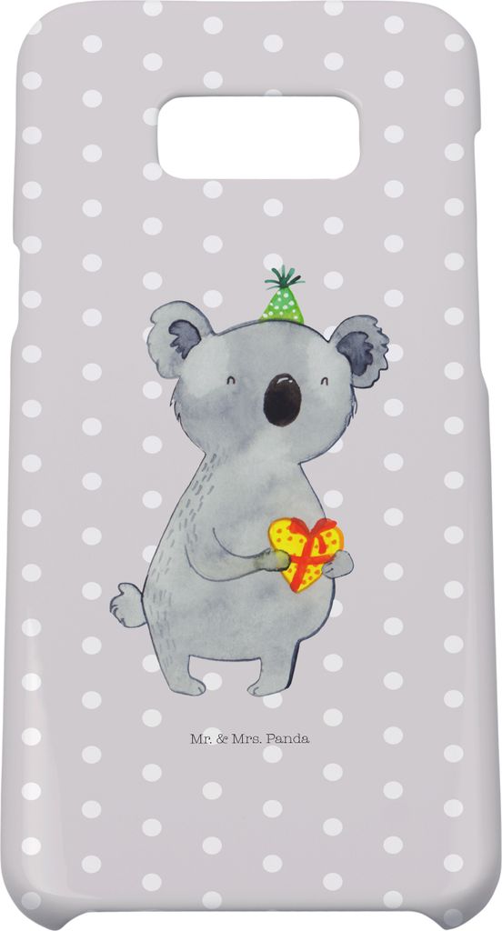 Mr. & Mrs. Panda Samsung Galaxy S8 plus Handyhülle Koala Geschenk - Grau Pastell - Handy, Case, Hülle, Cover, Party, Geburtstag