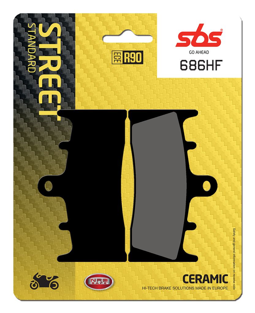 Bremsbeläge Kh188 Street Ceramic Farbe Schwarz