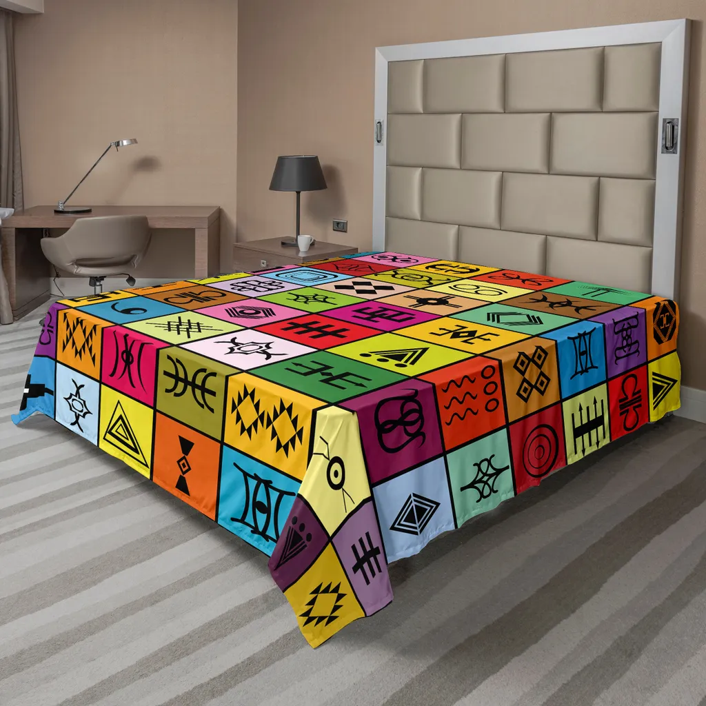 Offerta Lenzuolo Superiore ABAKUHAUS Africano - Stampa Digitale 244x205