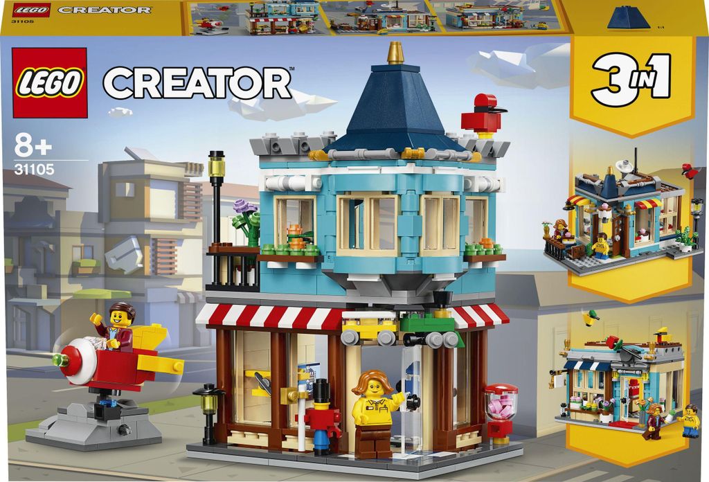 LEGO 31105 Creator 3in1 Spielzeugladen im Stadthaus - Produktbild 