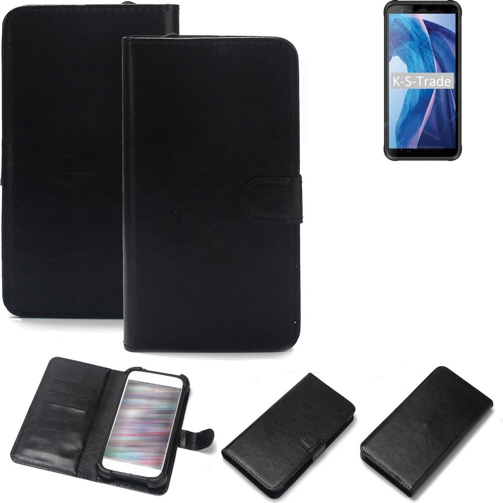 K-S-Trade Handyhülle Schutzhülle kompatibel mit Blackview BV6300 Handy Schutz Hülle Handyhülle Bumper schwarz 1x