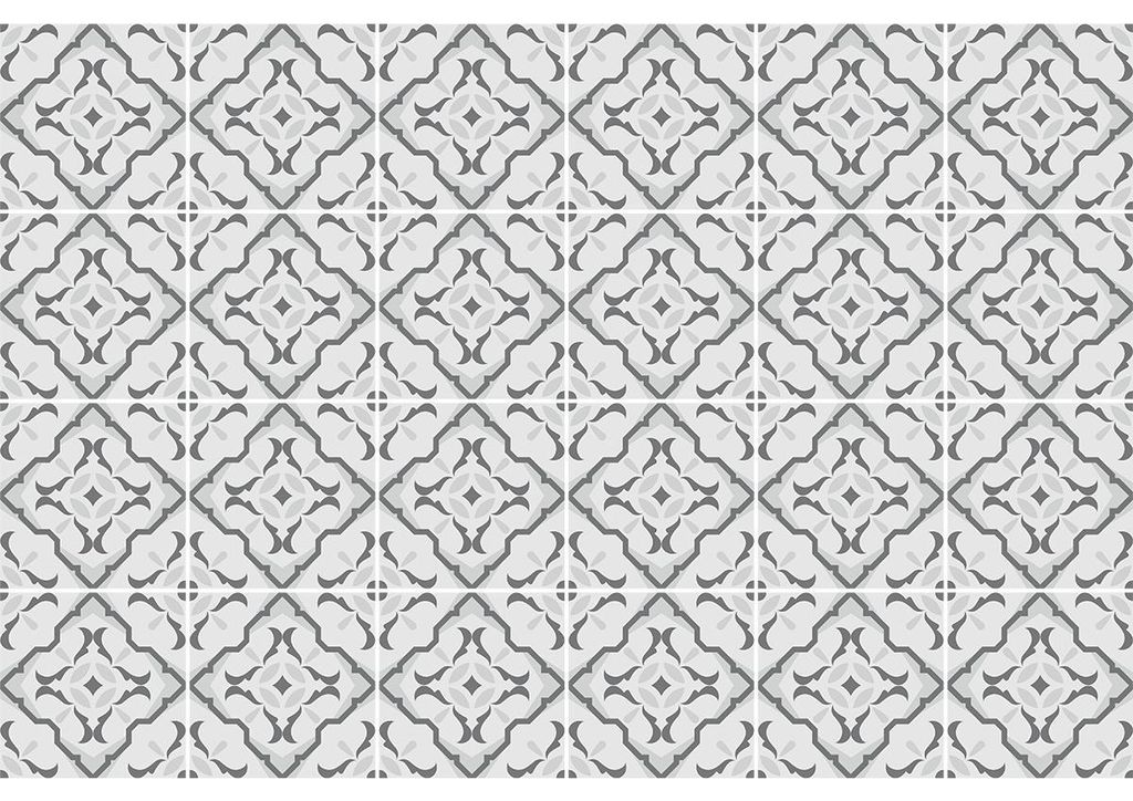 Selbstklebende Fliesenaufkleber für Küche und Bad – 24 Azulejos Thereza Fliesenaufkleber – 24 Aufkleber 15 x 15 cm