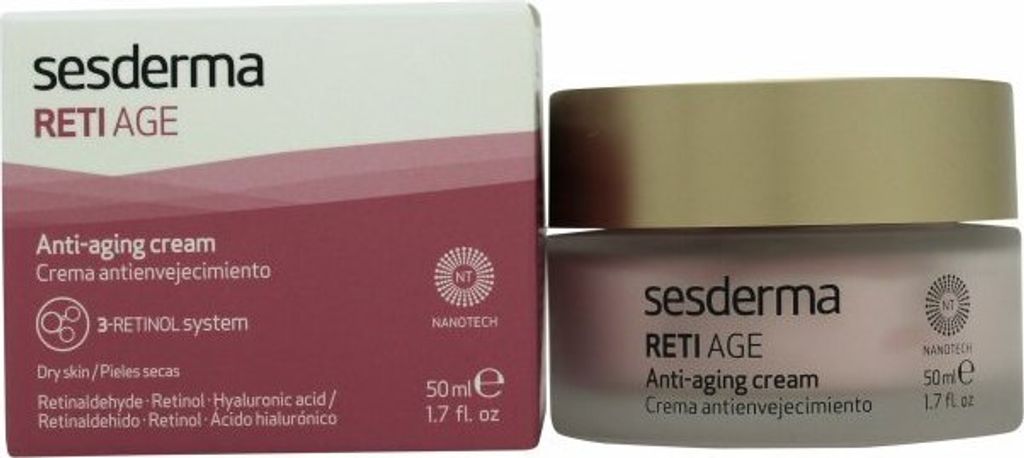 Anti-rimpelcrème Reti-age Sesderma voor een droge huid (50 Productafbeelding 