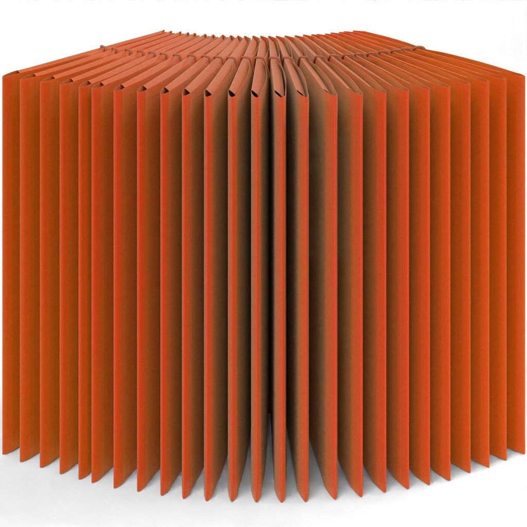 ACROPAQ - 25 x Sammelmappe A4 - Für bis zu 250 Blatt, A4 mappe, Sichere Dokumente mit 3 Klappen, mattes Muster, Orange - Sammelmappe A4, Mappen A4