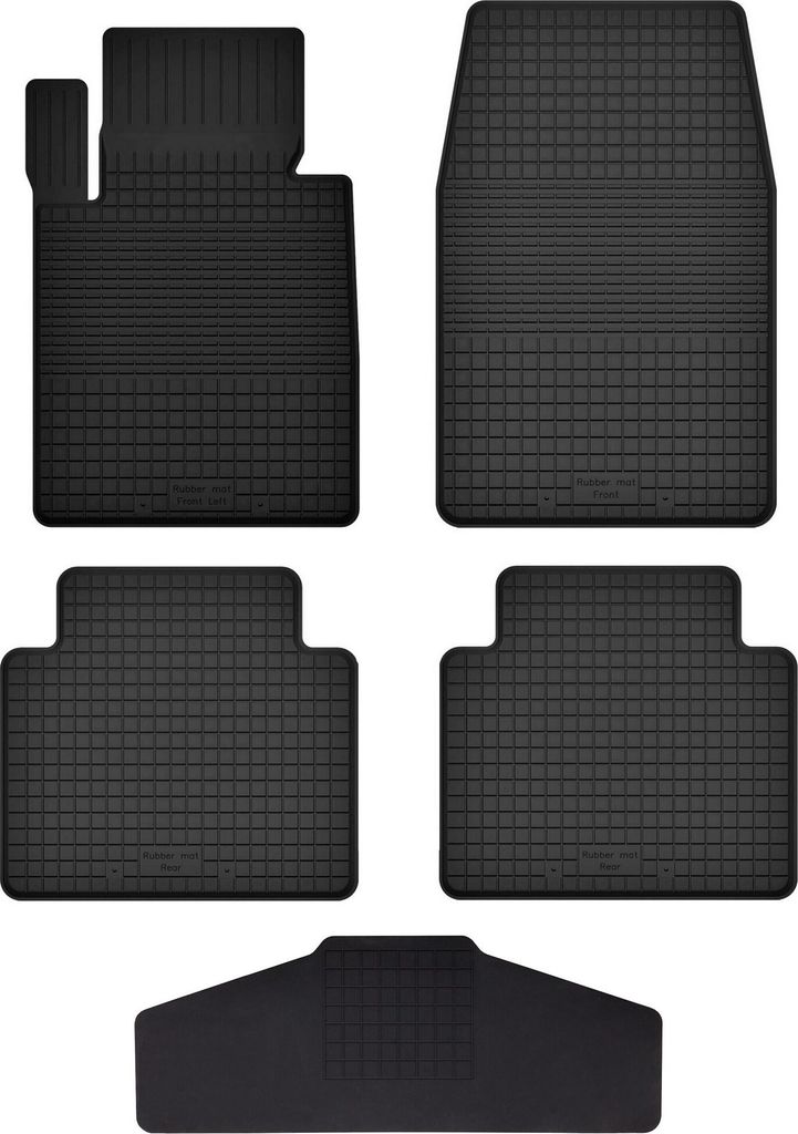 Gummi Fußmatten Set Für: Mercedes Gls X167 (2019-) Gummimatten Schwarz