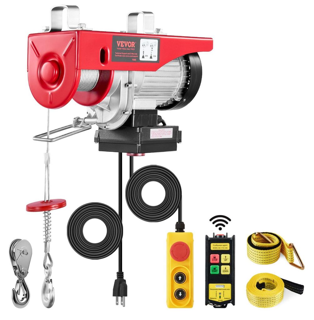 VEVOR Elektrische hijslift, 1320 lbs, 230 V elektrische Productafbeelding 