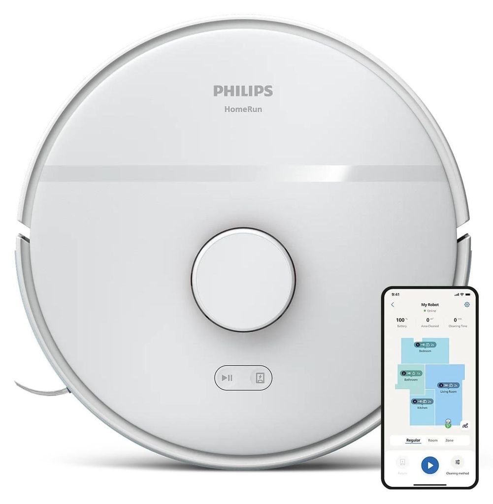 Philips 2000 series , Bezsáčkové, Bílá, Kulatý, ABS Obrázek produktu 