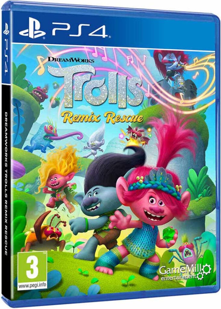 GameMill Entertainment DreamWorks Trolls Remix Rescue Produktbild 