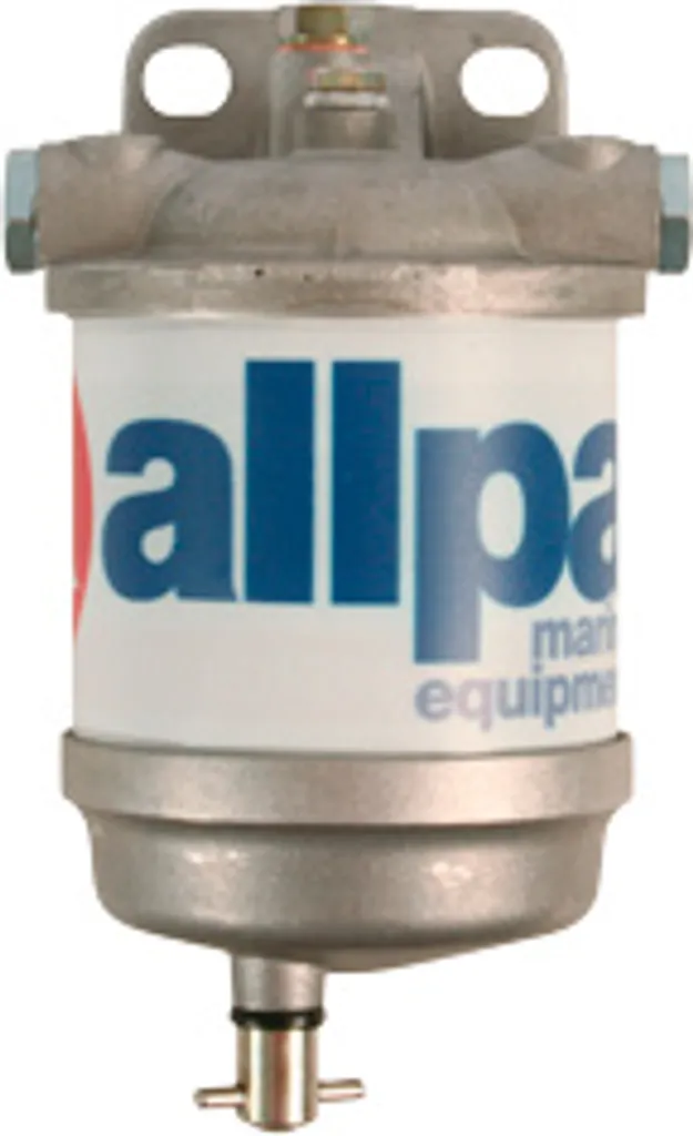 Filtre diesel Allpa avec séparateur d'eau et bol alu 50l/h ISO 7840