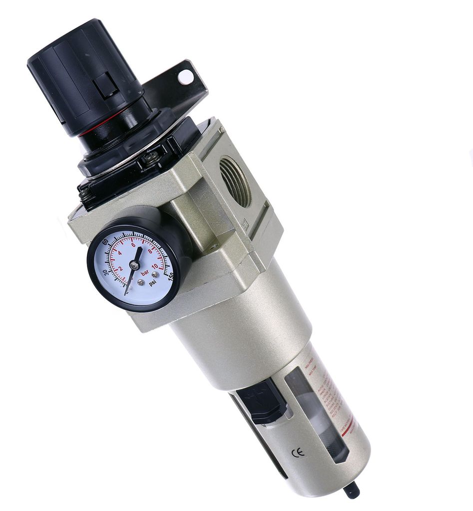 TC Technic Druckregler für Kompressor, 1"-Gewinde, 5000L/min Kapazität