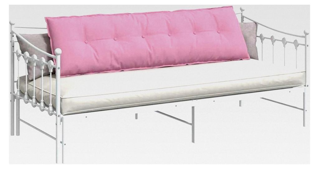 Innen-Rückenpolster Rosa Stoff 180x19x50cm - Polyesterfüllung für Wohnzimmer und Büros