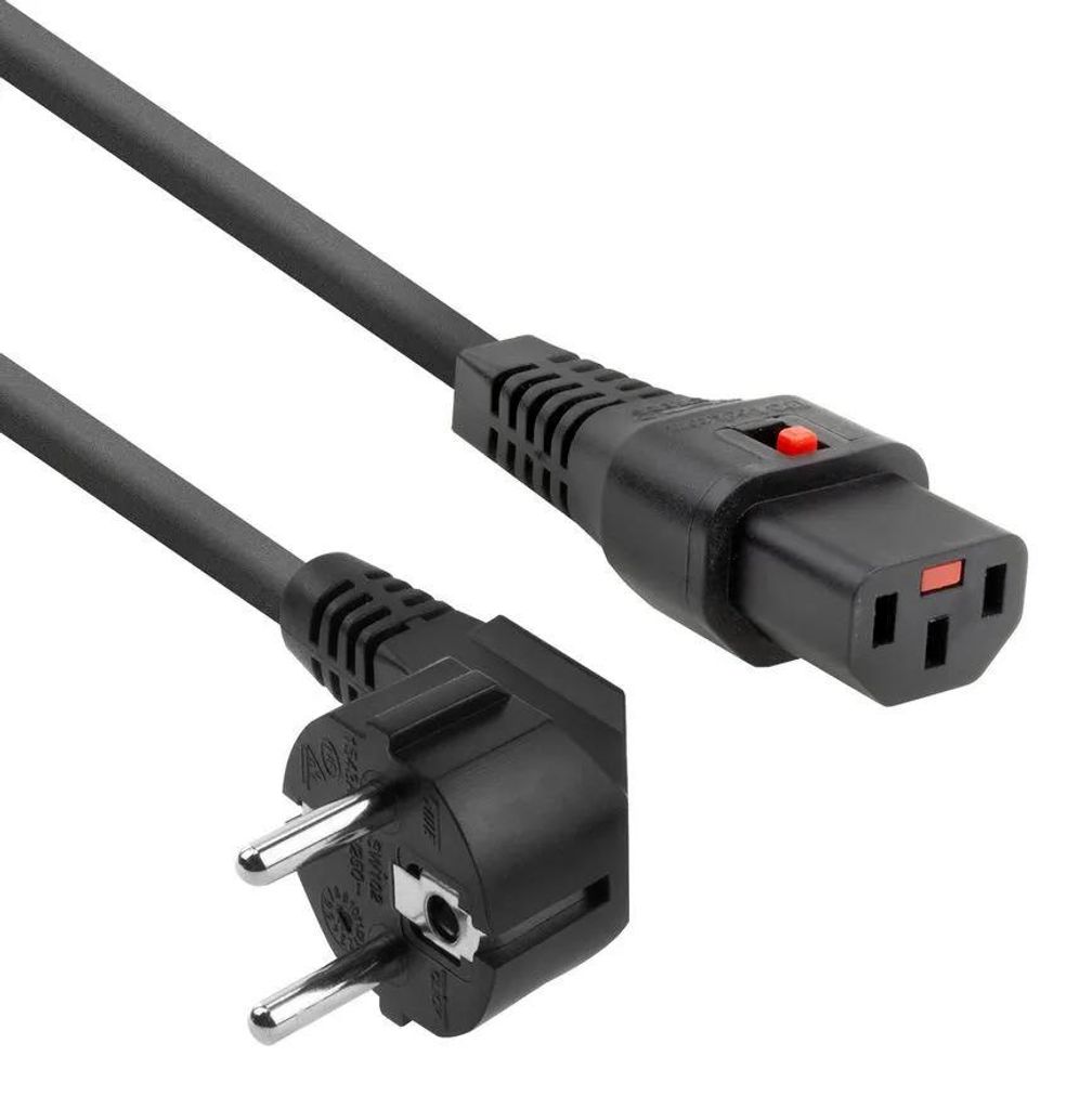 ACT AK5220 Stromkabel Schwarz 5 m CEE7/7 C13-Koppler (AK5220)
