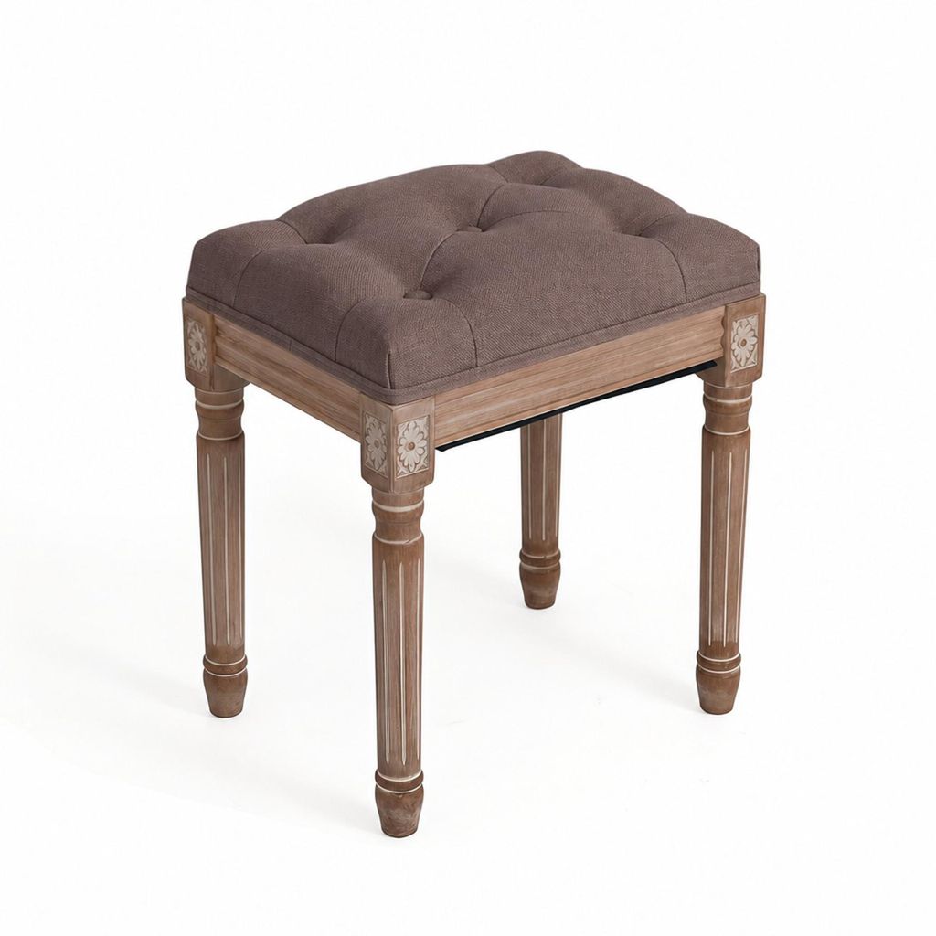 HomeMiYN Banc d'entrée rembourré, tabouret pour enfiler les Image du produit 
