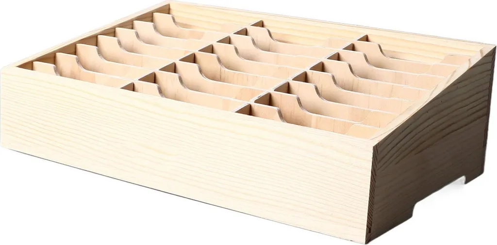 Multi Rack en bois 24 compartiments pour rangement de smartphones