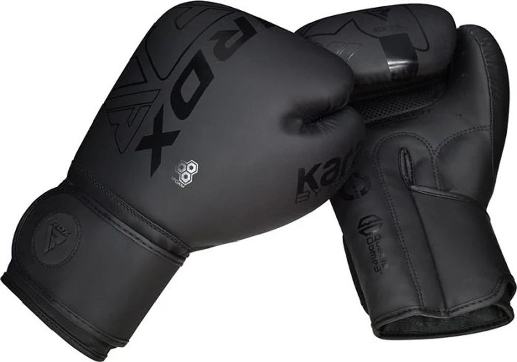 RDX Boxerské tréningové rukavice F6 Kara black 10 oz Obrázok produktu 