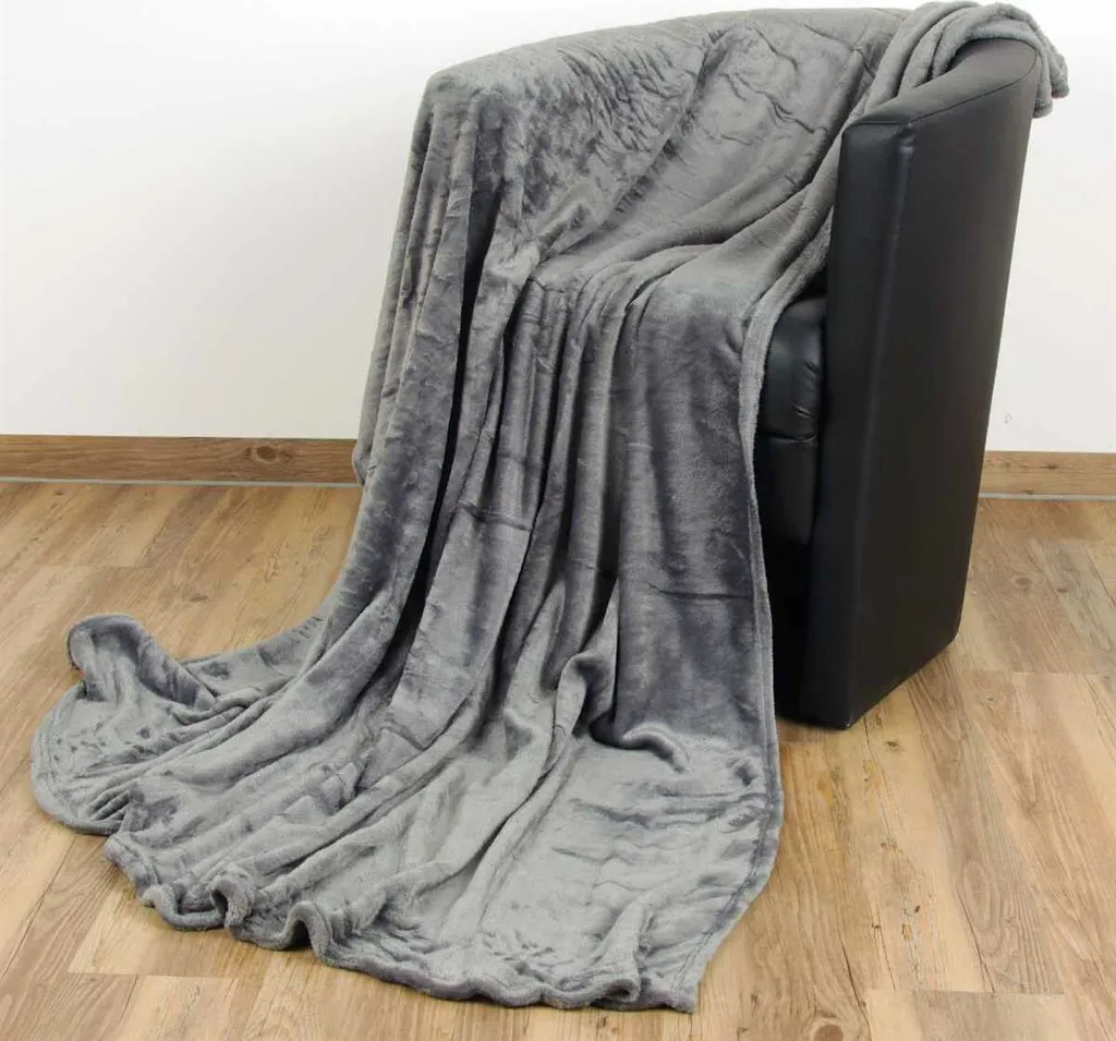 Coperta Celina Antracite 210x280 | Qualità Lusso al Miglior Prezzo