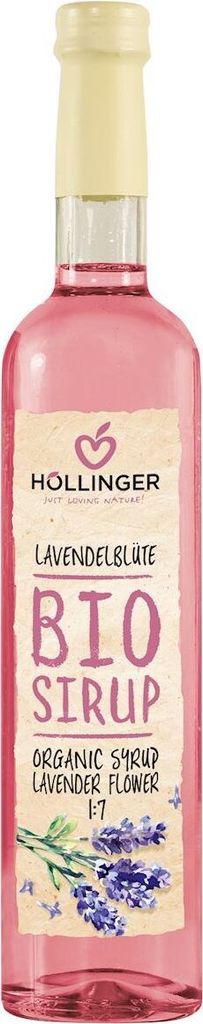 Lavendelblüten Sirup 500ml - erfrischend blumig mit Produktbild 