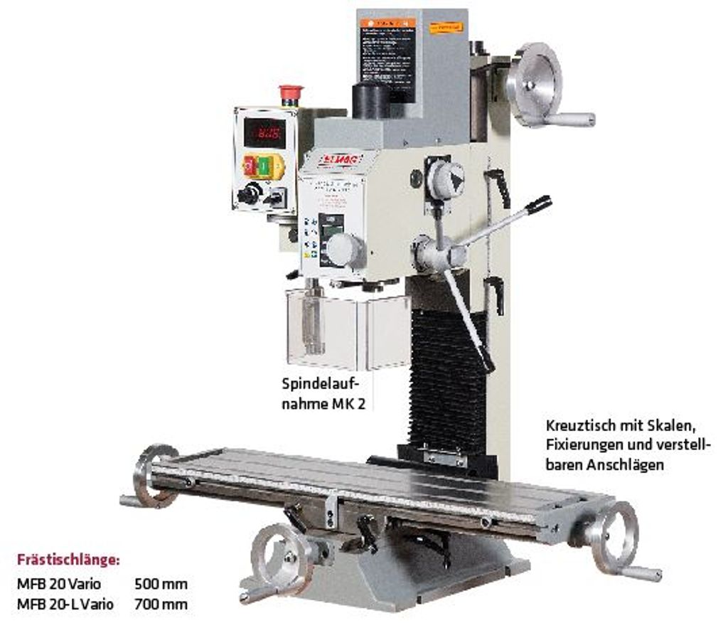 Elmag Getriebe Fräs- und Bohrmaschine, 82141