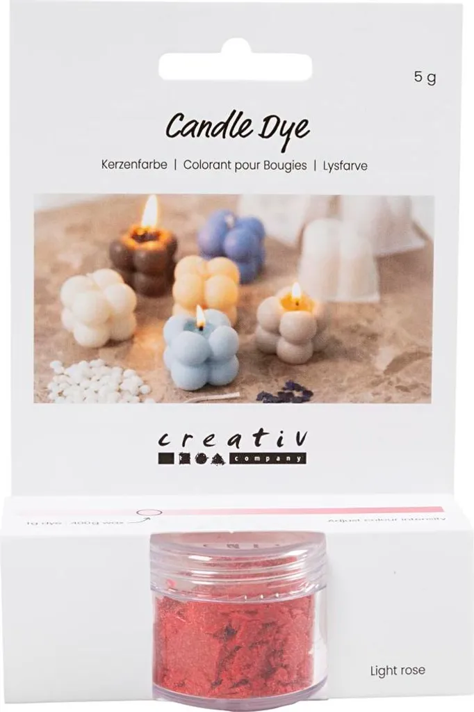 Peinture pour bougies à séchage rapide rose clair 5g haute couvrance