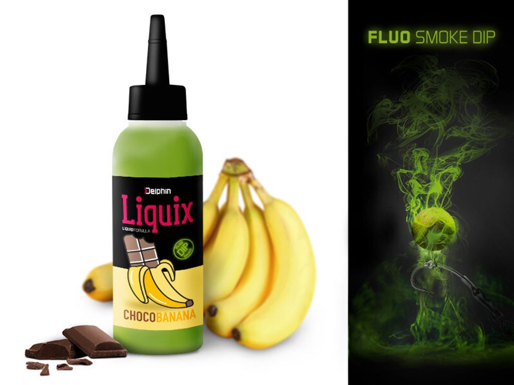DELPHIN Fluo dip D SNAX, Schokolade-Banane, Lockmittel, Produktbild 
