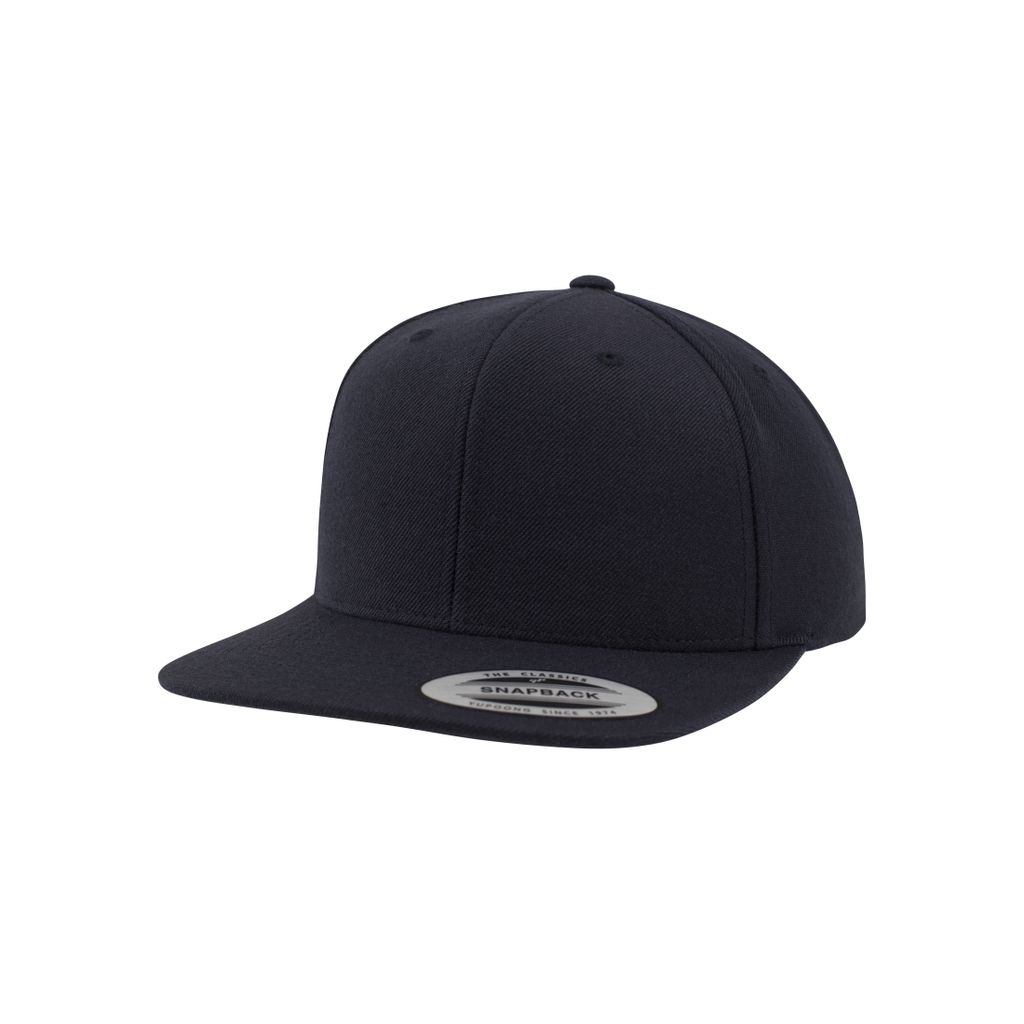 FLEXFIT 6089M | Classic Snapback Cap / Kappe / Mütze / Hut - Farbe: Dark Navy/Dark Navy - Größe: One Size