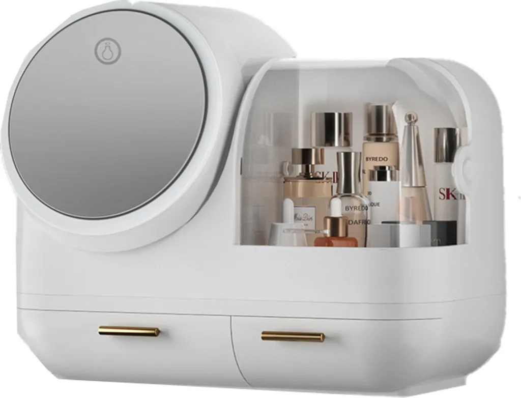 Contenitore Make-up 360Home Bianco LED: Design e Funzionalità - 5