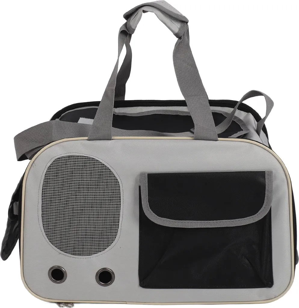 Borsa Trasporto Animali Tessuto Oxford Pieghevole per Gatti e Cani