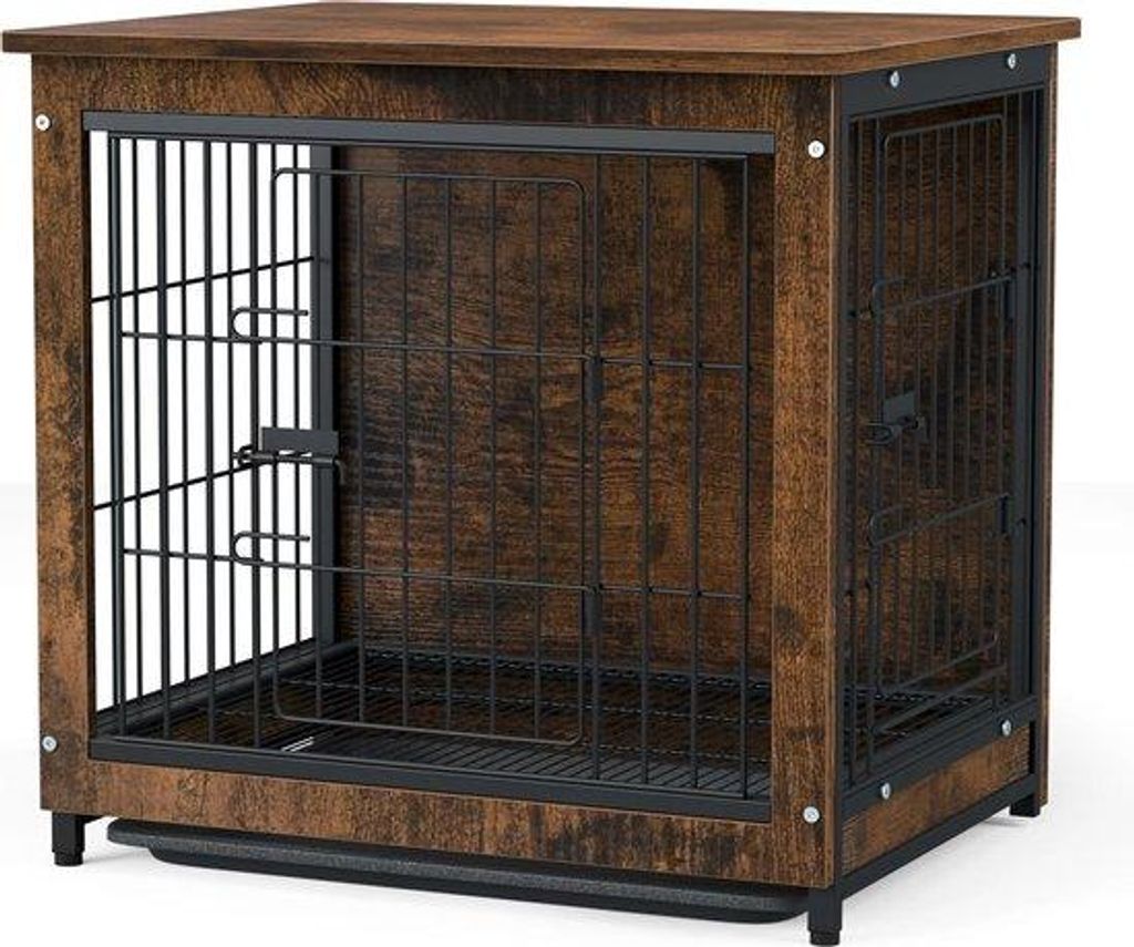 Hundebett Vintage Holz mit Tisch