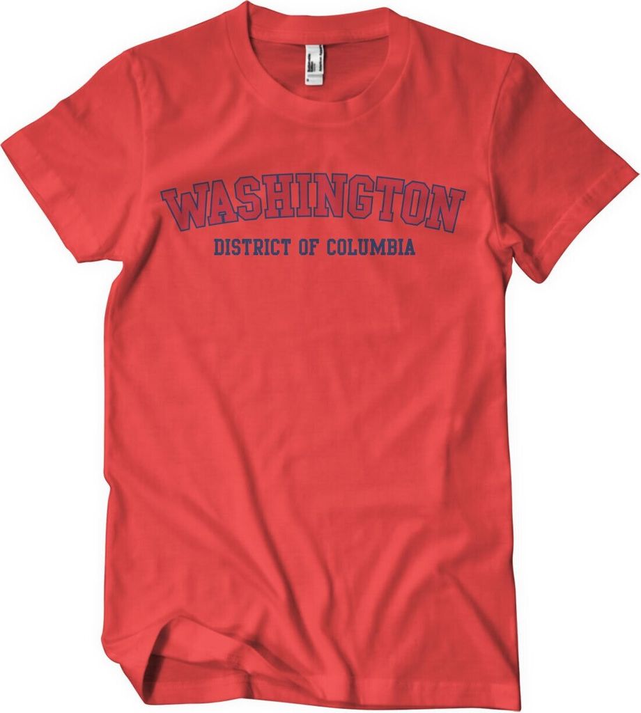 Washington - District Of Columbia T-Shirt - XX-Large - Red