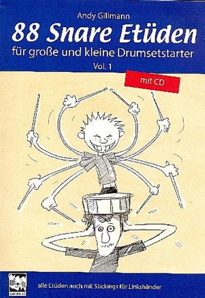 88 Snare Etüden für große und kleine Drumsetstarter